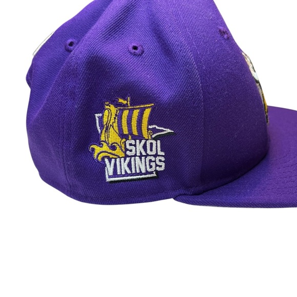 New Era 9Fifty Classic Snapback Minnesota Vikings NFL Purple Men's Hat - Picture 4 of 8